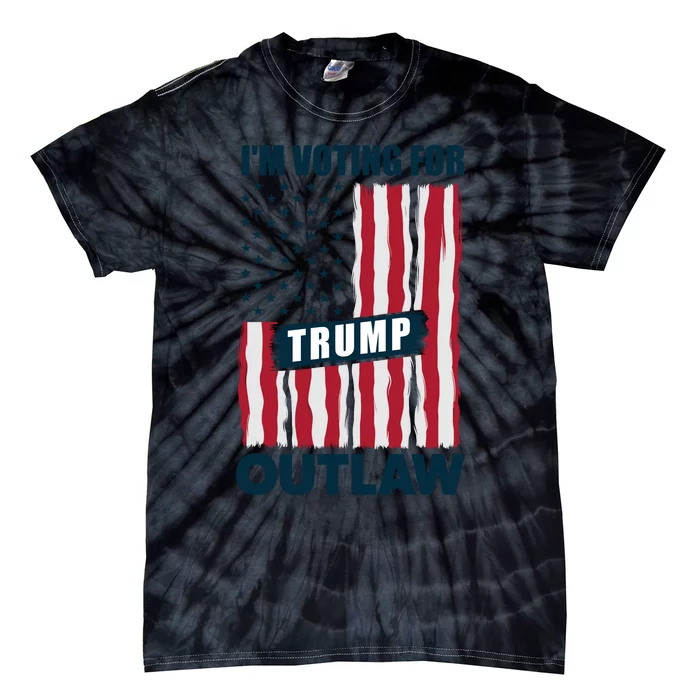 Patriotic Political Support Graphic Tie-Dye T-Shirt