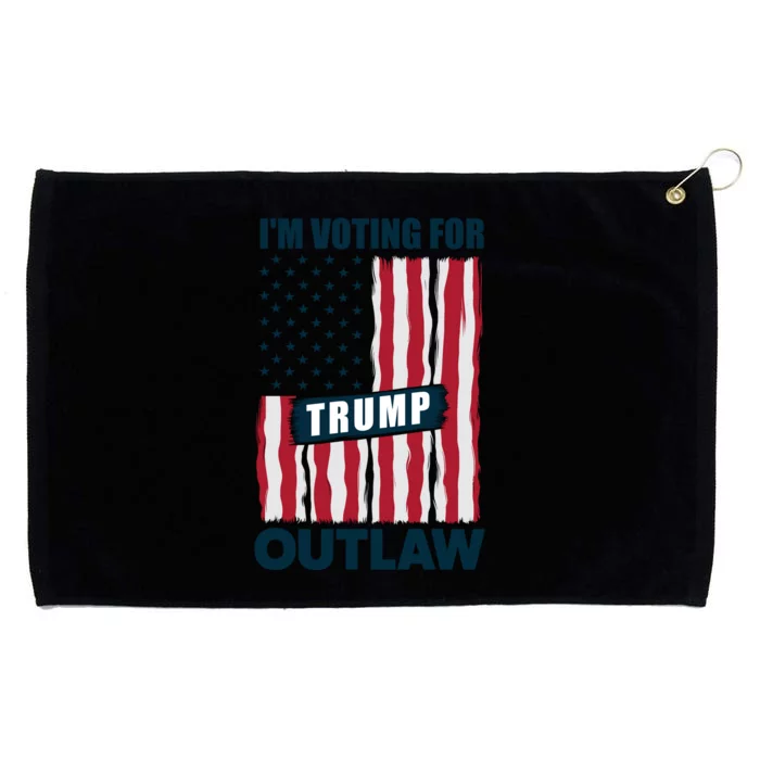 Patriotic Political Support Graphic Grommeted Golf Towel