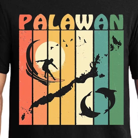 Philippines Palawan Surfing Pajama Set