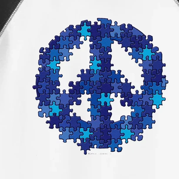 Puzzle Peace Sign Autism Spectrum Asperger Awareness Toddler Fine Jersey T-Shirt