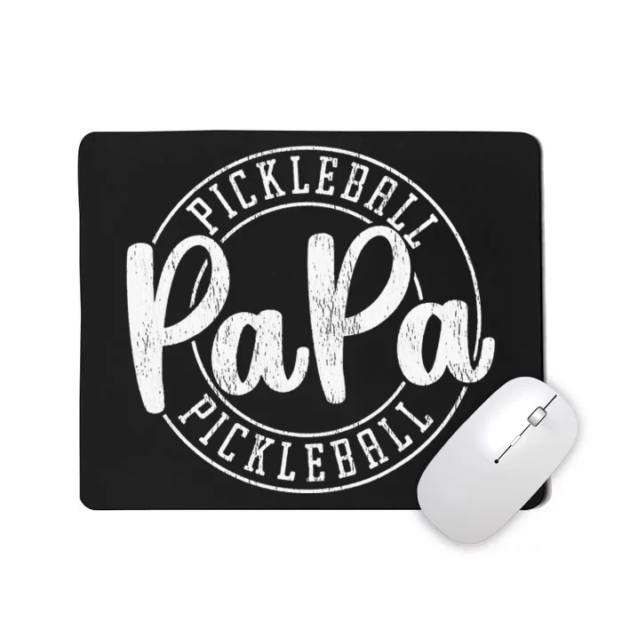 Pickleball Papa Sport Pickleball player grandpa father's day Mousepad