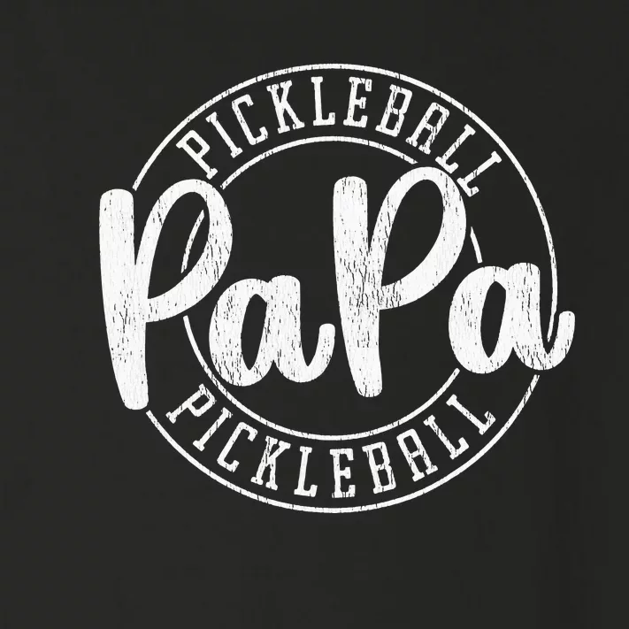 Pickleball Papa Sport Pickleball player grandpa father's day Toddler Long Sleeve Shirt