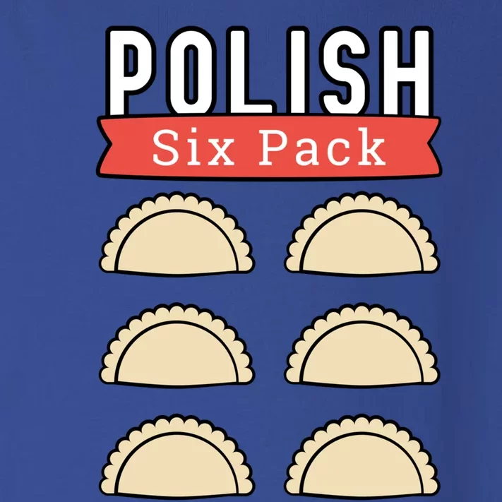 Polish Pierogi Six Pack Funny Abs Gym Design Gift Toddler Long Sleeve Shirt