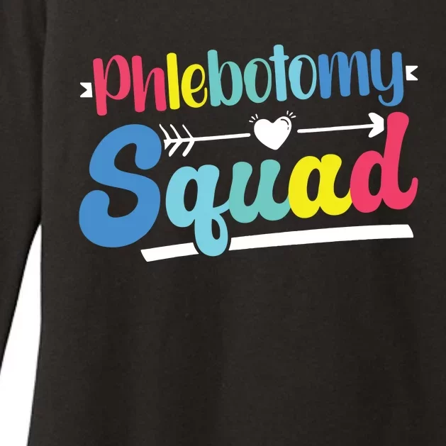 Phlebotomist Phlebotomy Squad Womens CVC Long Sleeve Shirt