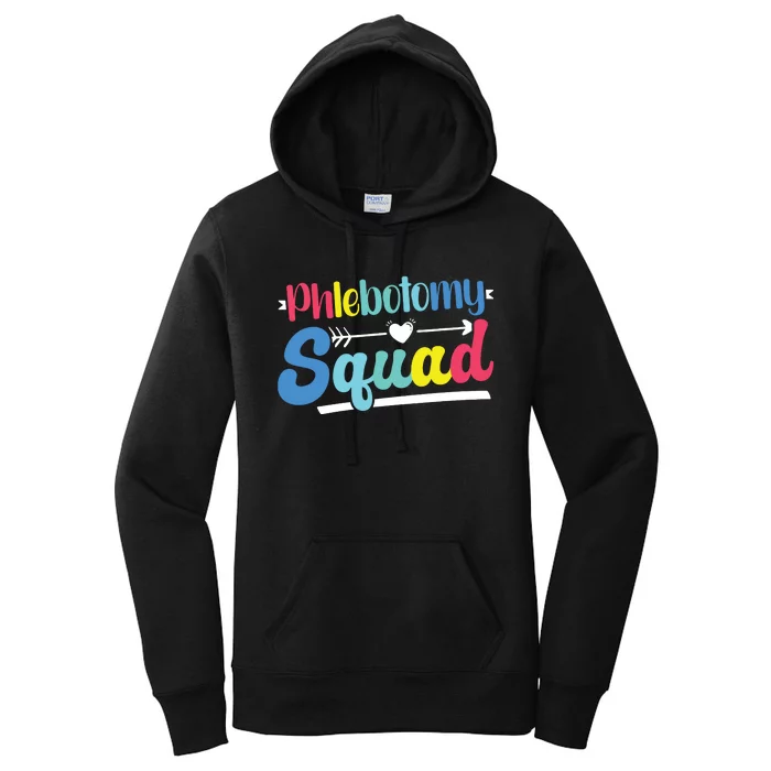 Phlebotomist Phlebotomy Squad Women's Pullover Hoodie