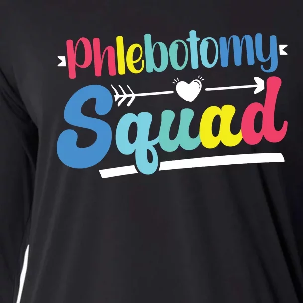 Phlebotomist Phlebotomy Squad Cooling Performance Long Sleeve Crew