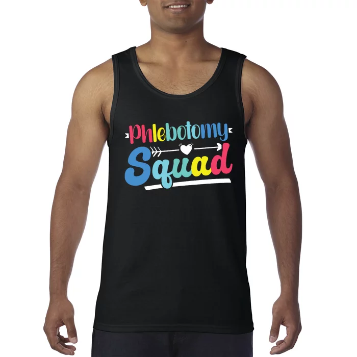 Phlebotomist Phlebotomy Squad Tank Top