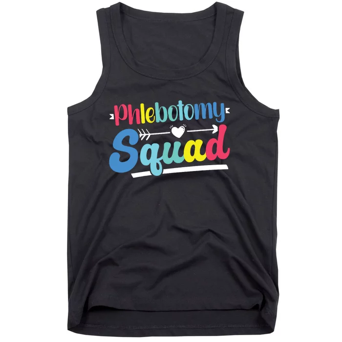 Phlebotomist Phlebotomy Squad Tank Top