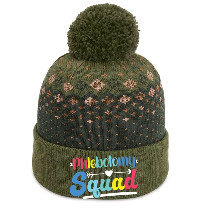 Phlebotomist Phlebotomy Squad The Baniff Cuffed Pom Beanie