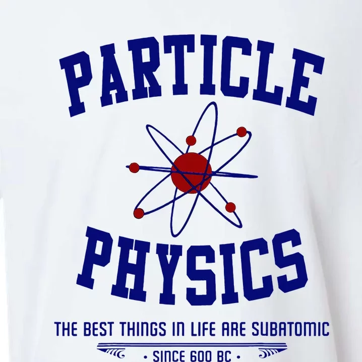 Particle Physics Science Pun Funny Physics Sueded Cloud Jersey T-Shirt