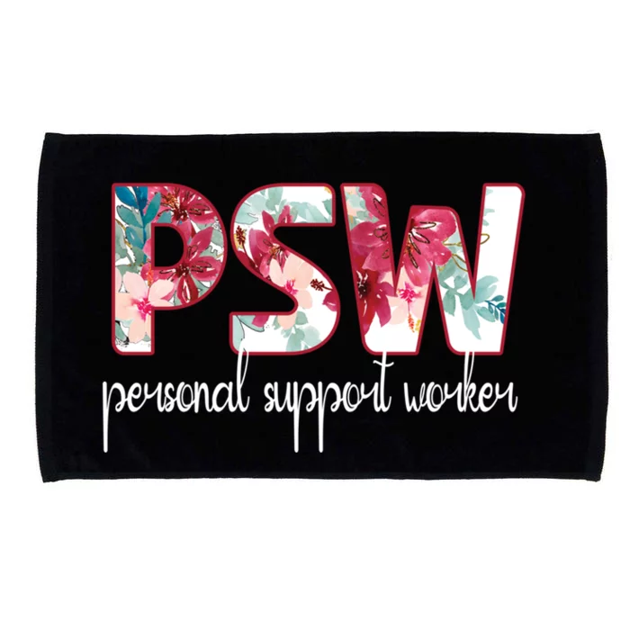 Psw Personal Support Worker Day Great Gift Microfiber Hand Towel