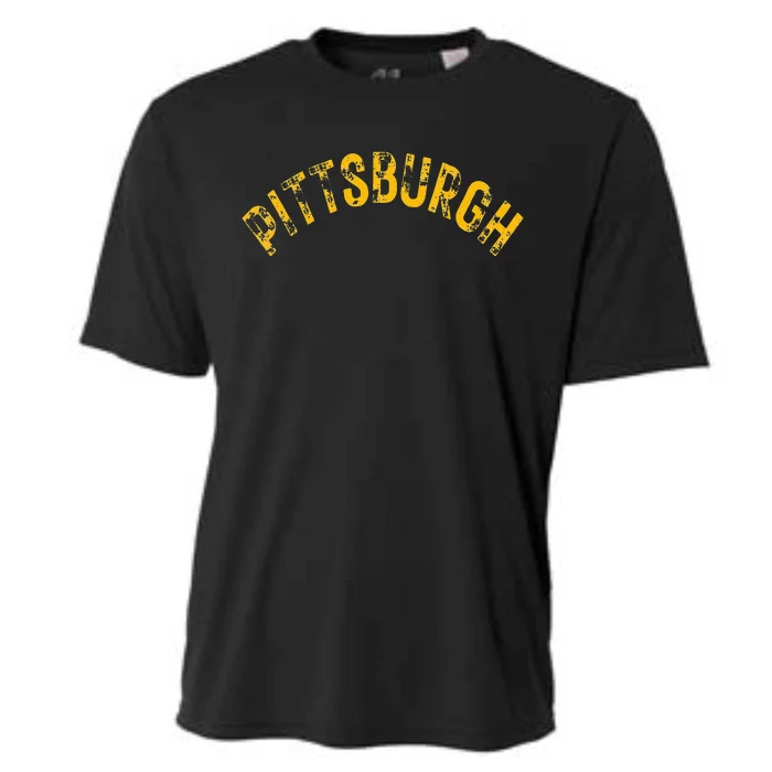 Pittsburgh Pennsylvania Sl City 412 Home Vintage Cooling Performance Crew T-Shirt