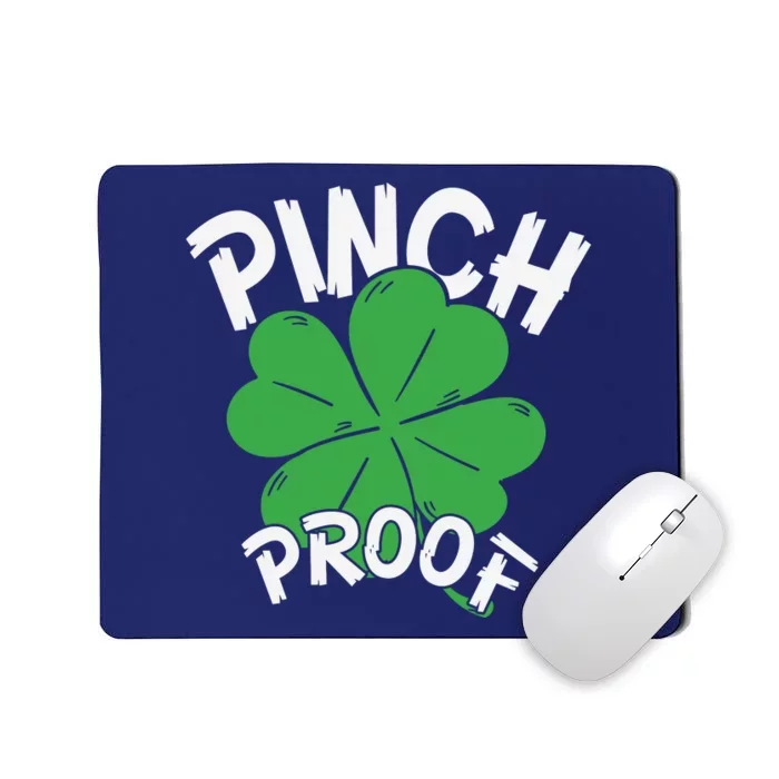 Pinch Proof Shamrock St Patricks Day Mousepad