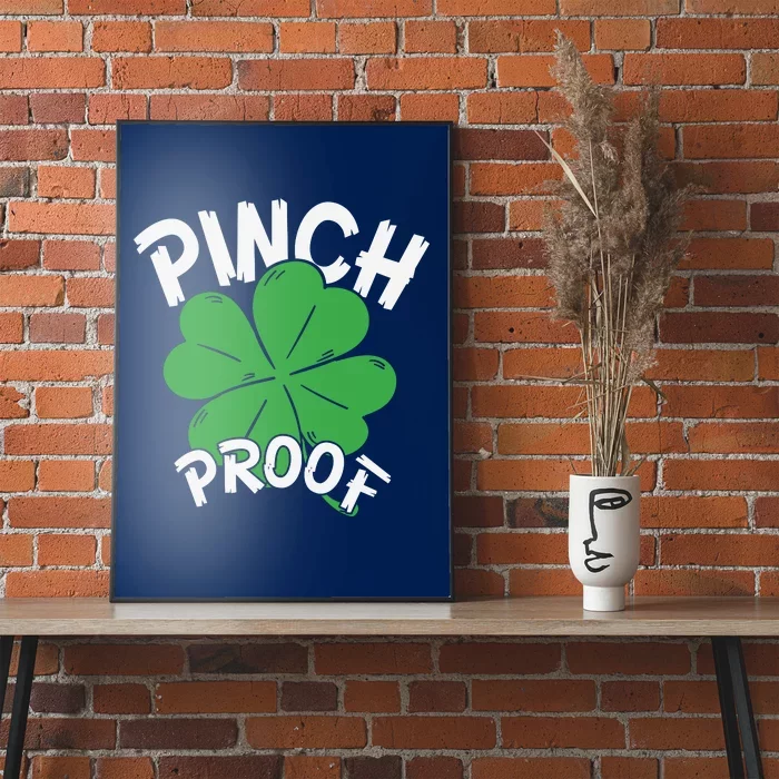 Pinch Proof Shamrock St Patricks Day Poster