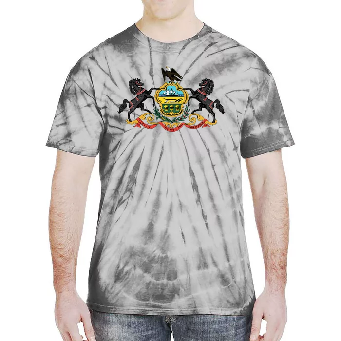 Pennsylvania Pa State Flag Usa Tie-Dye T-Shirt