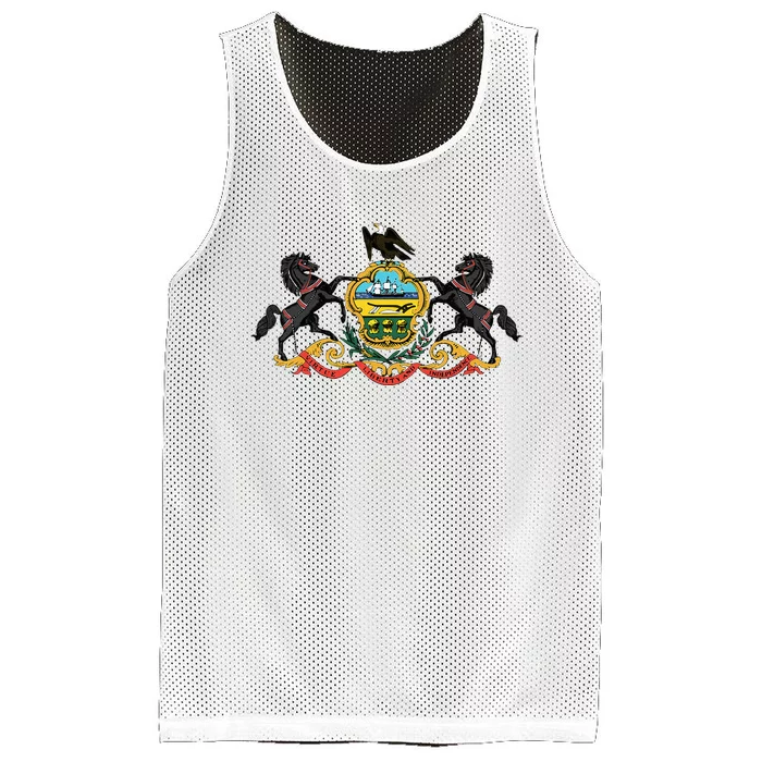 Pennsylvania Pa State Flag Usa Mesh Reversible Basketball Jersey Tank