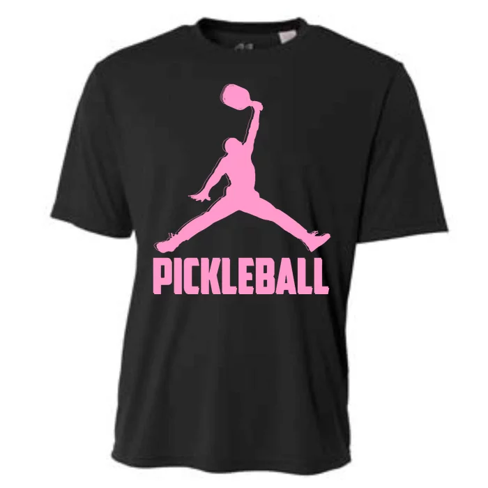 Pink Pickleball Sports Logo Cooling Performance Crew T-Shirt