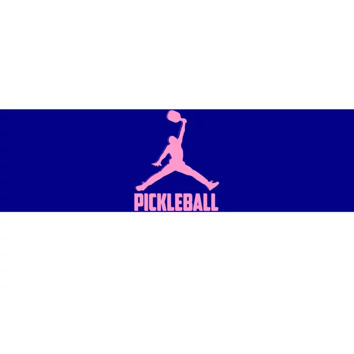 Pink Pickleball Sports Logo Bumper Sticker