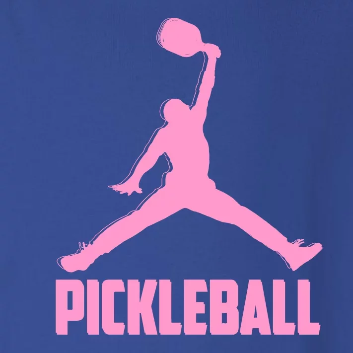 Pink Pickleball Sports Logo Toddler Long Sleeve Shirt