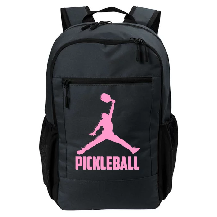 Pink Pickleball Sports Logo Daily Commute Backpack