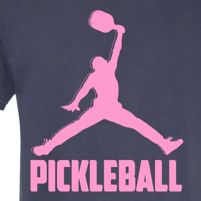 Pink Pickleball Sports Logo Garment-Dyed Heavyweight T-Shirt