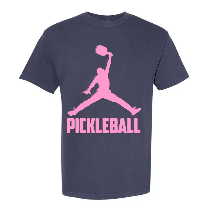 Pink Pickleball Sports Logo Garment-Dyed Heavyweight T-Shirt