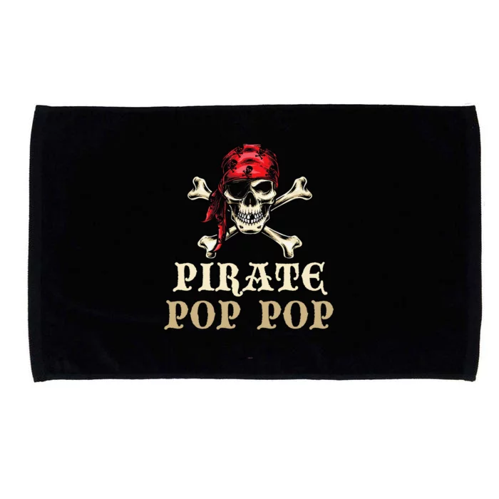 Pirate PopPop Skull Costume Halloween Funny PopPop Microfiber Hand Towel