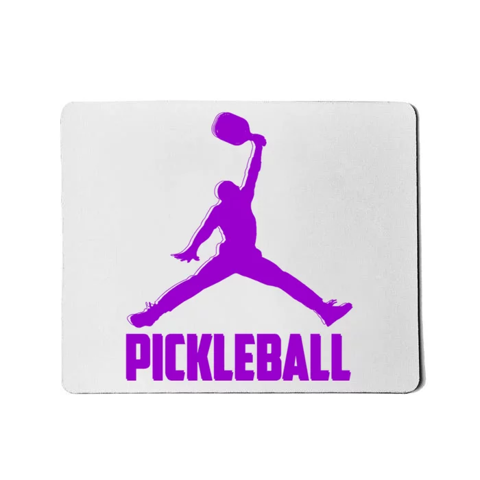 Purple Pickleball Sports Logo Mousepad