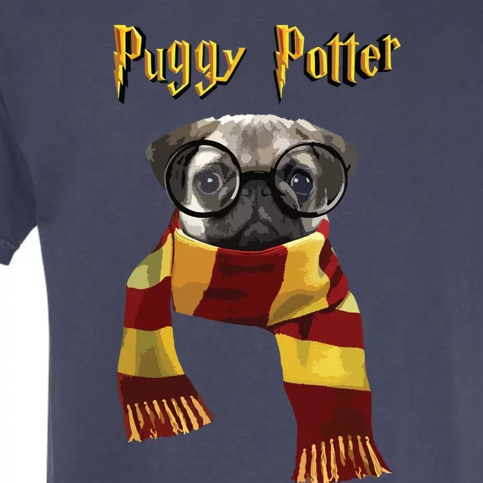 Puggy Potter Shirts Pug Lover Pug Tee Funny Pug Garment-Dyed Heavyweight T-Shirt