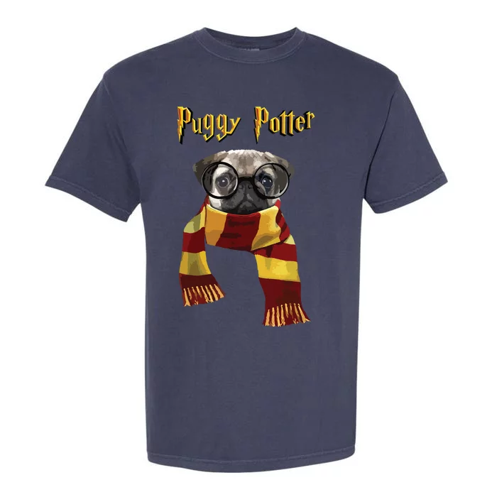 Puggy Potter Shirts Pug Lover Pug Tee Funny Pug Garment-Dyed Heavyweight T-Shirt