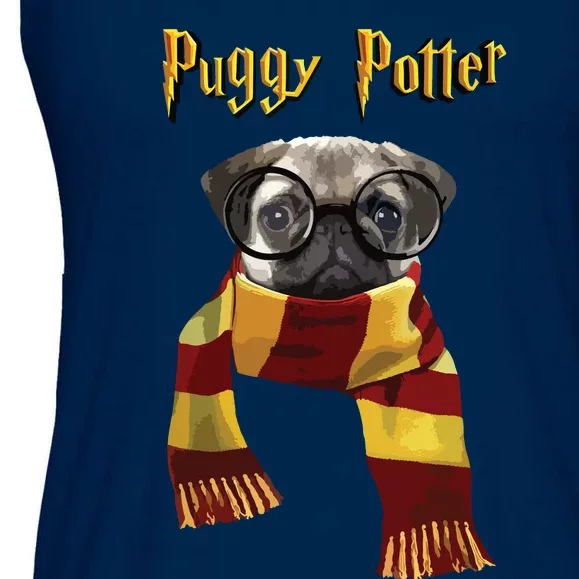 Puggy Potter Shirts Pug Lover Pug Tee Funny Pug Ladies Essential Flowy Tank