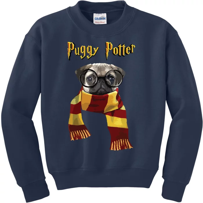 Puggy Potter Shirts Pug Lover Pug Tee Funny Pug Kids Sweatshirt