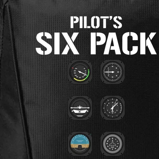 Pilot Pilot´s Six Pack Uniform Funny Gift Cute Gift City Backpack