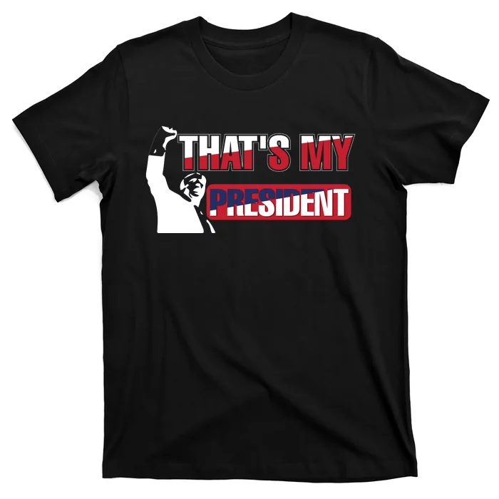 Patriotic Presidential Support Graphic T-Shirt