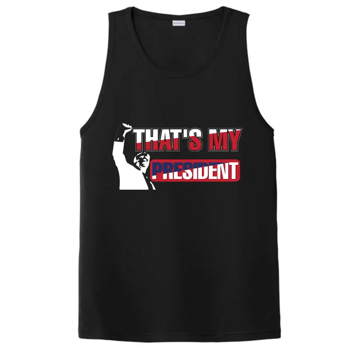 Patriotic Presidential Support Graphic Performance Tank