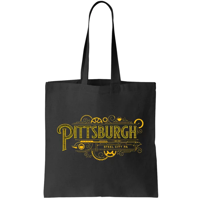 Pittsburgh Pennsylvania Steel City 412 Home Vintage Tote Bag