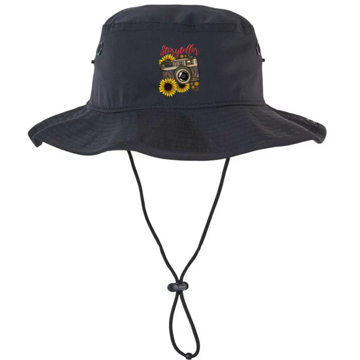 Photographer Photography Storyteller Camera Gift Legacy Cool Fit Booney Bucket Hat