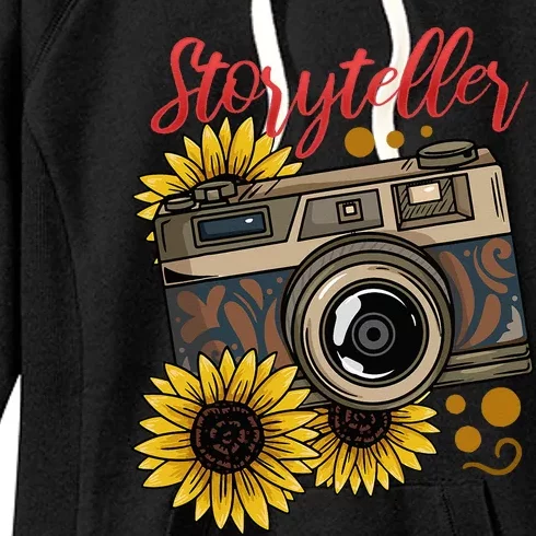 Photographer Photography Storyteller Camera Gift Women's Fleece Hoodie