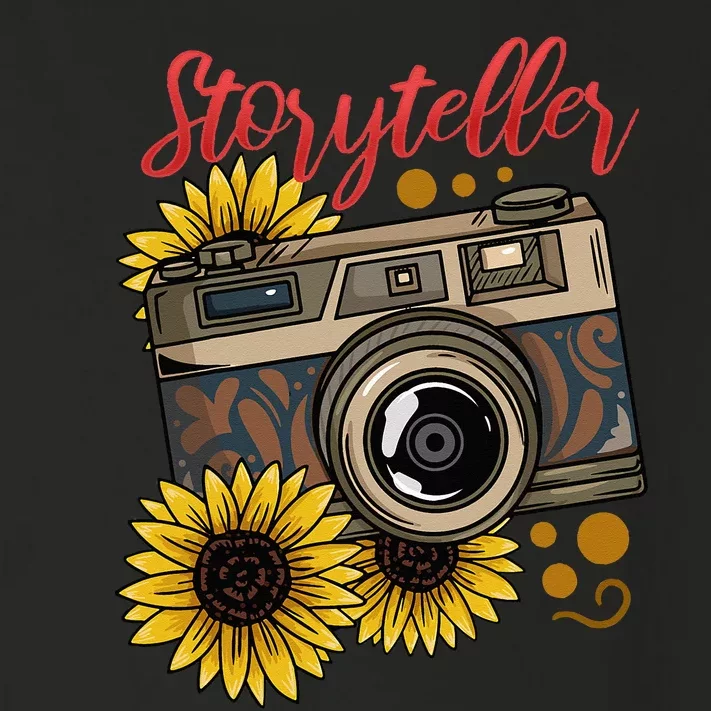 Photographer Photography Storyteller Camera Gift Toddler Long Sleeve Shirt