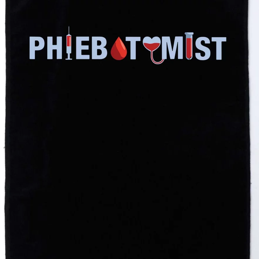 Phlebotomy Phlebotomist Syringe Blood Donor Vein Health Gift Platinum Collection Golf Towel