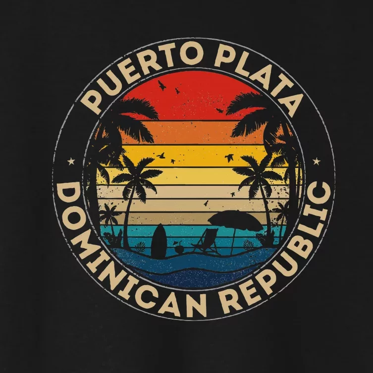 Puerto Plata Souvenir Dominican Republic Reminder Women's Crop Top Tee