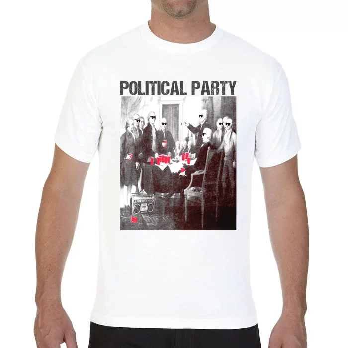 Political Party Shades & Red Cups Funny Political Comfort Colors T-Shirt