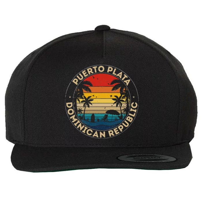 Puerto Plata Souvenir Dominican Republic Reminder Wool Snapback Cap