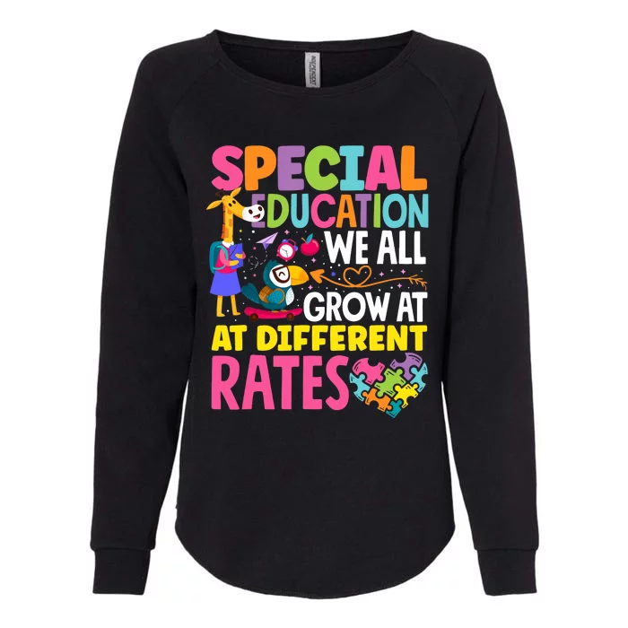 Paraeducator Paraprofessional SPED Teacher Special Education Womens California Wash Sweatshirt