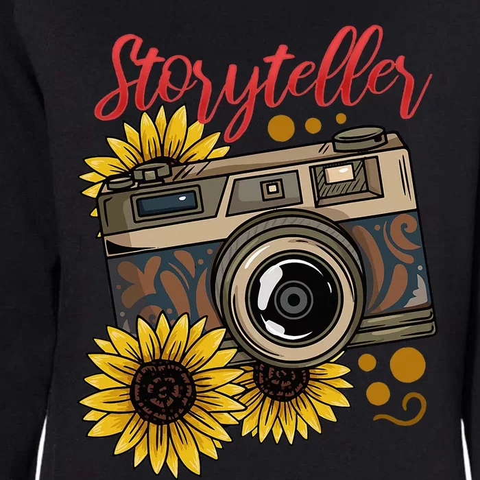 Photographer Photography Storyteller Camera Gift Womens California Wash Sweatshirt