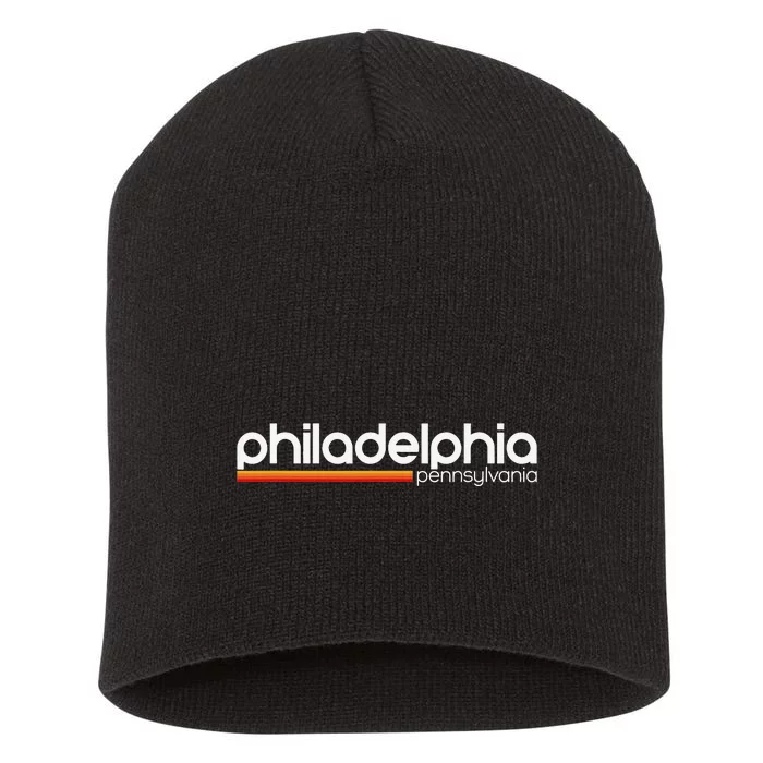 Philadelphia Pennsylvania Souvenir Pennsylvania Philadelphia Short Acrylic Beanie