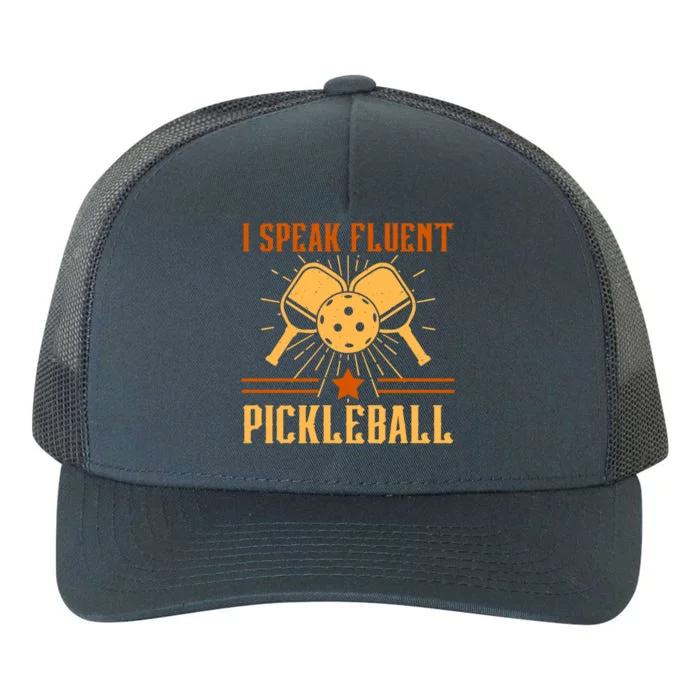 Pickleball Paddleball Trainer Gift Yupoong Adult 5-Panel Trucker Hat