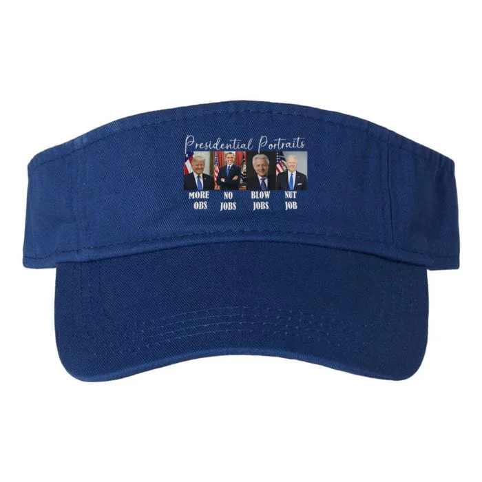 Presidential Portraits Trump Obama Bush Valucap Bio-Washed Visor