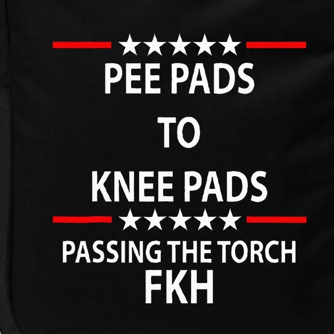 Pee Pads To Knee Pads Passing Funny Patriot Impact Tech Backpack