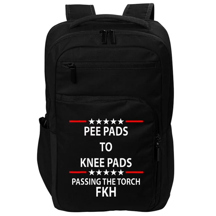 Pee Pads To Knee Pads Passing Funny Patriot Impact Tech Backpack